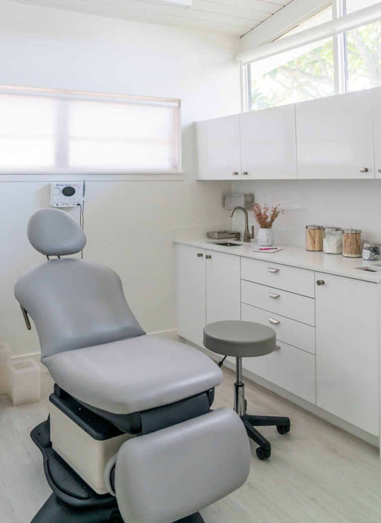 Ayana Dermatology & Aesthetics Exam Room 1, where personalized care meets state-of-the-art dermatological treatments for optimal results.